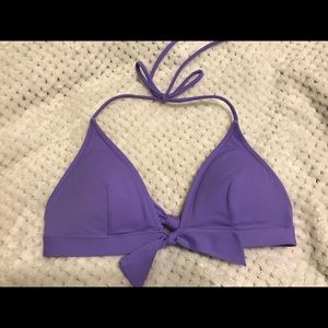 Purple bikini top